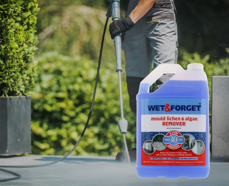 Exterior surface cleaning product supplies